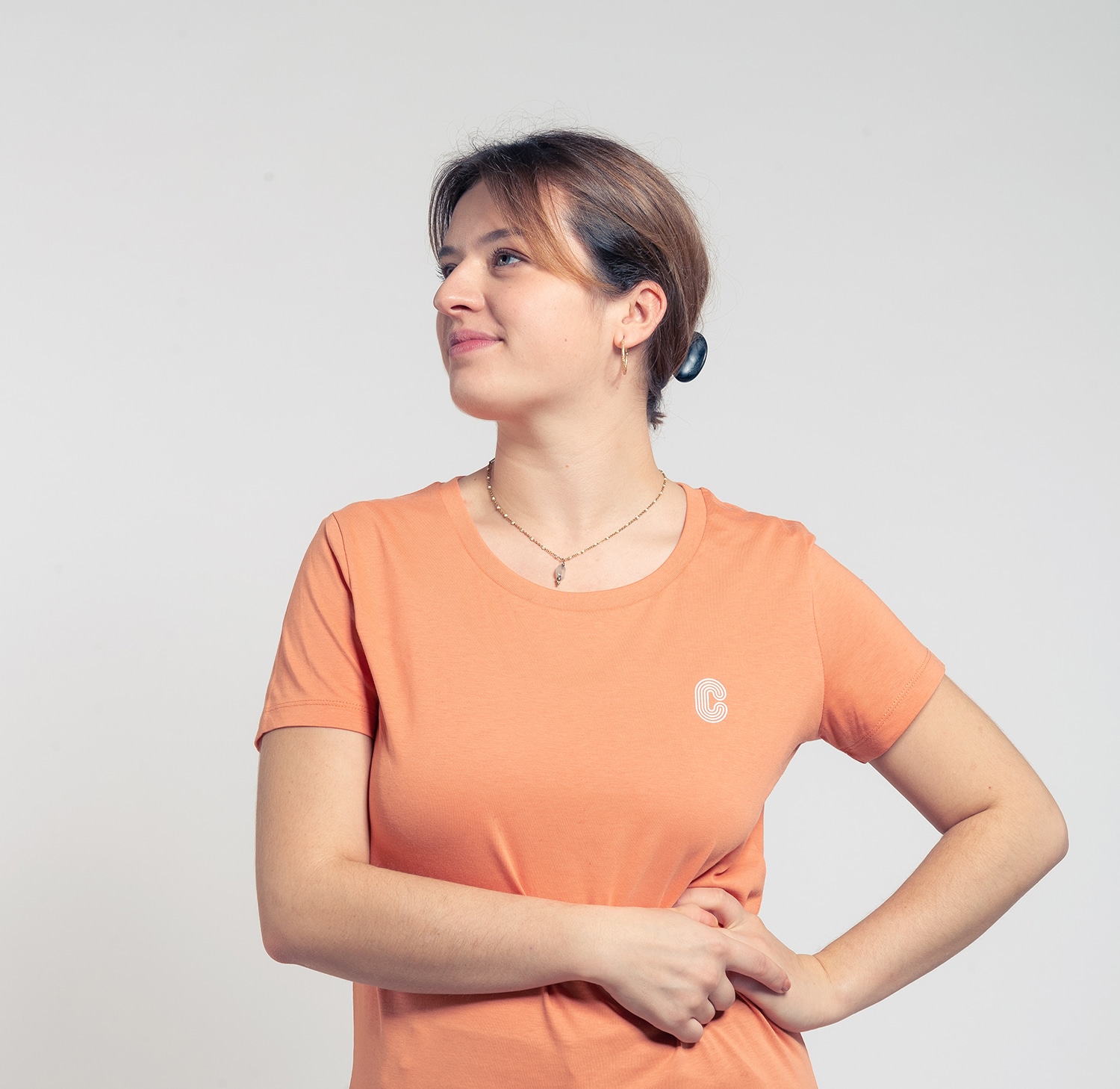 Tee-shirt-orange-CiuP-Goodies